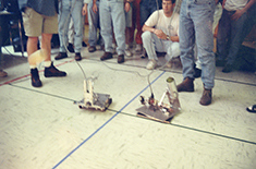 1996 Kams robot on left
